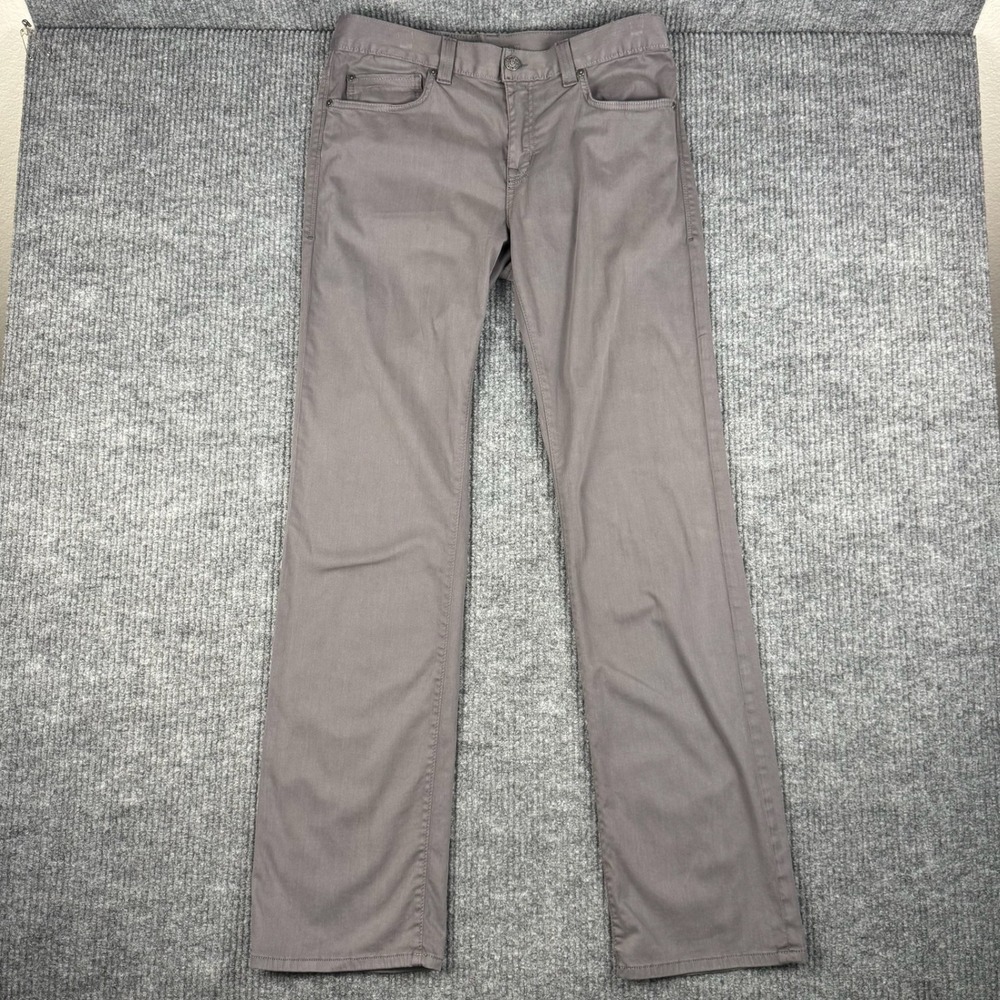 Fidelity Denim 50-11/33 Pants Mens 33x33 Gray Straight Leg Trousers Made in USA